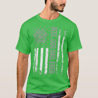 T-shirt Meilleur chien père jamais États-Unis États-Unis D