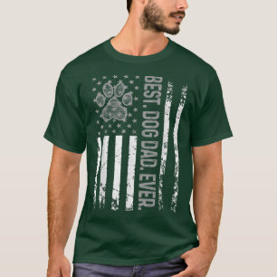 T-shirt Meilleur chien père jamais États-Unis États-Unis D