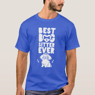 T-shirt Meilleur Chien Sitter Toujours Job Chien Sitting C