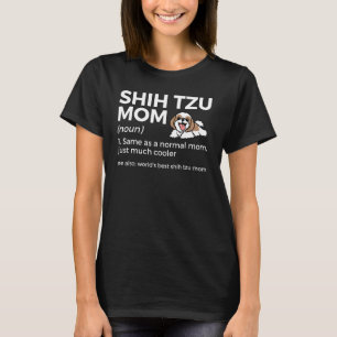 T-shirt Meilleur Chih Tzu Maman Définition Drôle Chih Tz