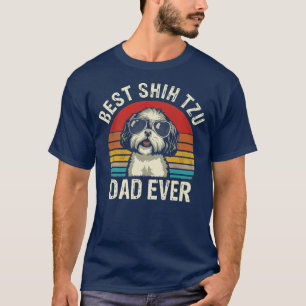 T-shirt Meilleur Chih Tzu Papa Jamais Fête des pères Vinta