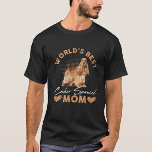 T-shirt Meilleur Cocker Mondial Spaniel Maman Chien Drôle