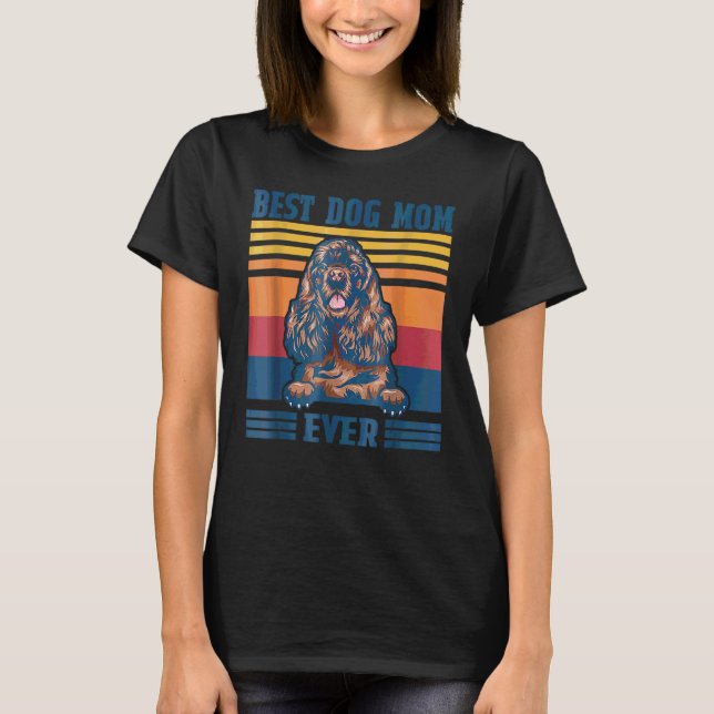 T-shirt Meilleur Cocker Spaniel Maman Ever Chien Maman Da  (Devant)
