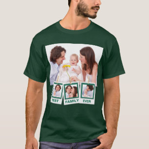T-shirt Meilleur Collage photo de famille jamais personnal