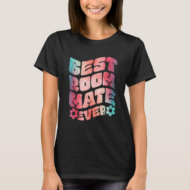 T-shirt Meilleur colocataire (Devant)