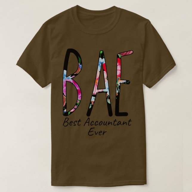 T-shirt Meilleur comptable toujours cadeau pour comptables (Design devant)