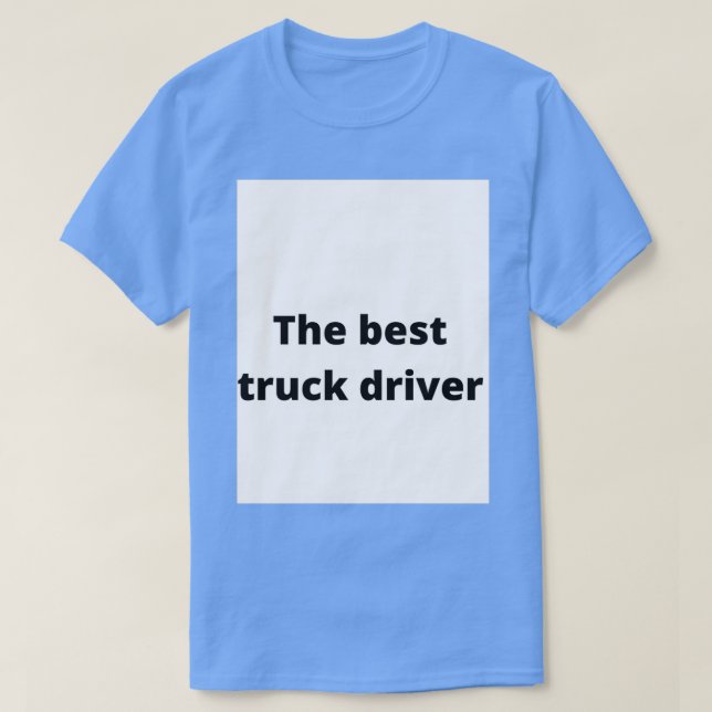 T-shirt Meilleur conducteur (Design devant)
