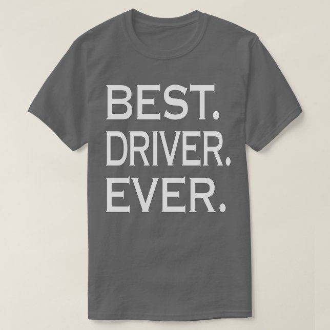 T-shirt Meilleur conducteur (Design devant)