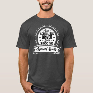 T-shirt Meilleur conducteur de bus scolaire