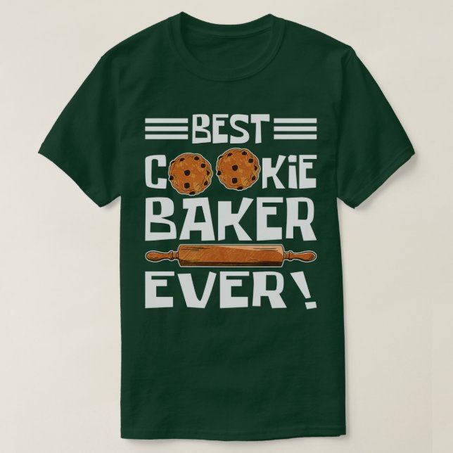 T-shirt Meilleur Cookie Baker jamais (Design devant)