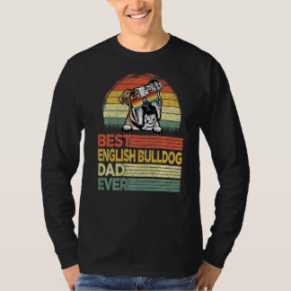 T-shirt Meilleur Cool Français Bulldog Papa Jamais Père