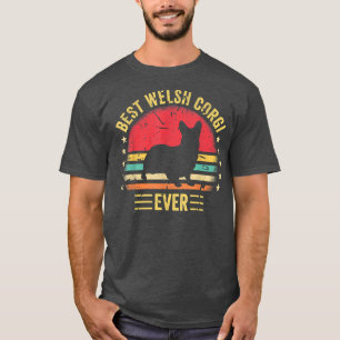 T-shirt Meilleur Corgi gallois jamais rétro Funny mignon V