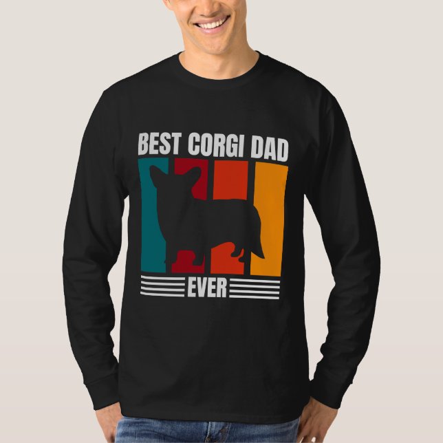 T-shirt Meilleur Corgi Papa Ever 433 (Devant)