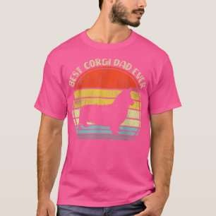 T-shirt Meilleur Corgi Papa jamais