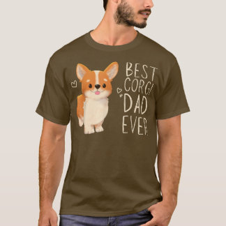 T-shirt Meilleur Corgi Papa Jamais, Corgi Daddy, Chien Pap
