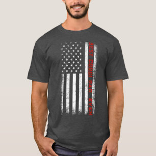 T-shirt Meilleur Corgi Papa Jamais Drapeau Américain Corgi