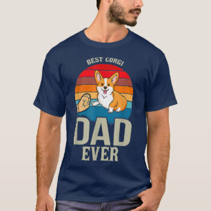 T-shirt Meilleur Corgi Papa Jamais Fathe's Day Cadeaux Amo