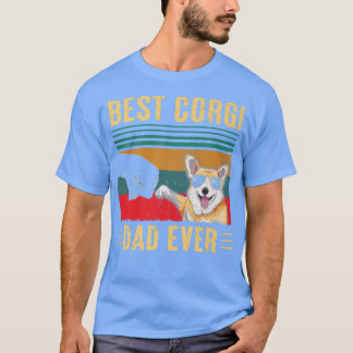 T-shirt Meilleur Corgi Papa Jamais Funny Corgi Chien Papa 