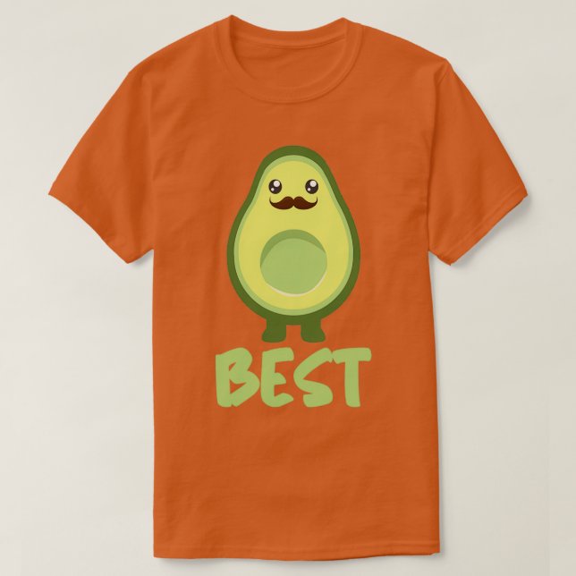 T-shirt Meilleur couple Avocado Couple Meilleur demi-homme (Design devant)