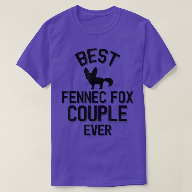 T-shirt Meilleur couple Fennec Fox jamais (Design devant)