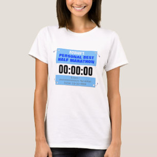 T-shirt Meilleur coureur personnel fait sur commande de