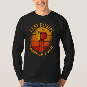 T-shirt Meilleur Courrier Courrier Courrier Courrier Courr