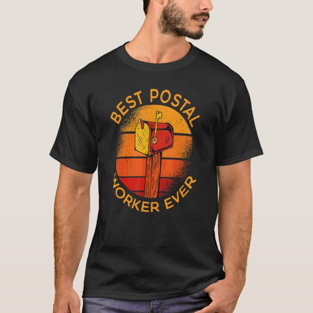 T-shirt Meilleur Courrier Courrier Courrier Courrier Courr (Devant)