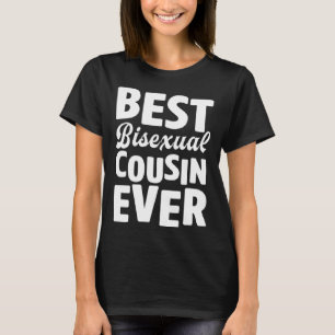 T-shirt Meilleur Cousin bisexuel Jamais Bisexuel Pride Fam