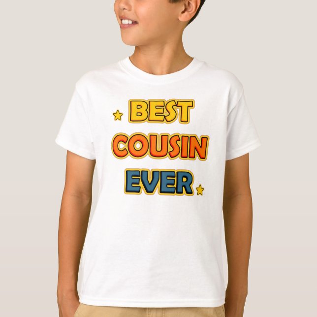 T-shirt Meilleur cousin Ever (Devant)