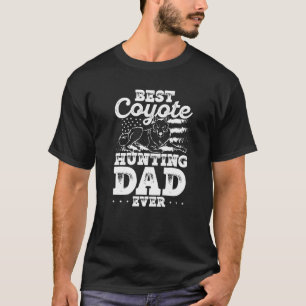 T-shirt Meilleur Coyote Chasse Papa Jamais Coyote Trapping