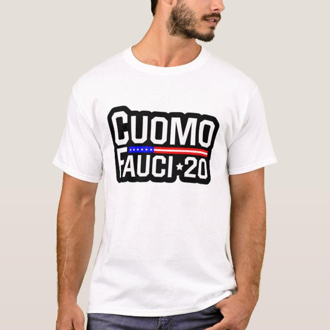 T-shirt Meilleur Cuomo Pour Le Président Cuomo Fauci T-Shi (Devant)