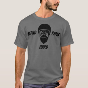 T-shirt Meilleur cycliste barbu papa