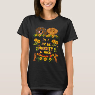 T-shirt Meilleur Dachshund Funny Wiener Chien Naughty Et N