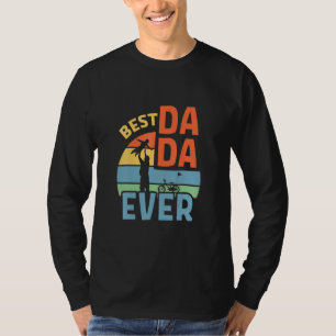 T-shirt Meilleur Dada Jamais Vintage Papa Papa Papa Papa F