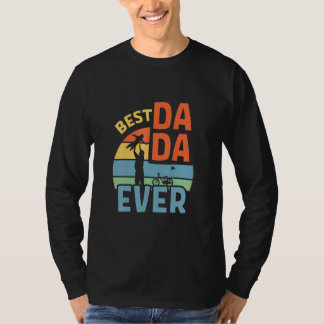T-shirt Meilleur Dada Jamais Vintage Papa Papa Papa Papa F