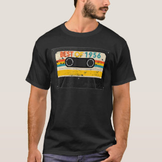 T-shirt Meilleur De 1956 67e Anniversaire Bande de cassett