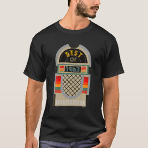 T-shirt Meilleur De 1963 58E Cadeaux Anniversaires Jukebox