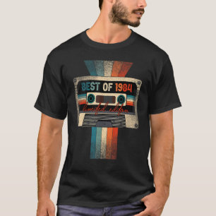 T-shirt Meilleur De 1984 Bande De Cassette 38 Anniversaire