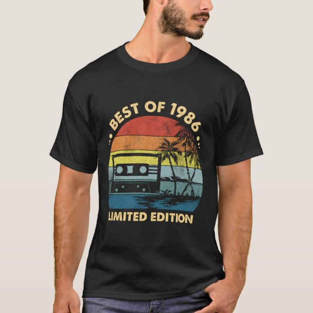 T-shirt Meilleur de 1986 37e 37 (Devant)
