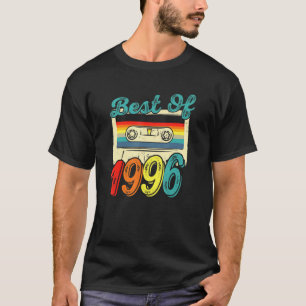 T-shirt Meilleur De 1996 26e Anniversaire Bande de cassett