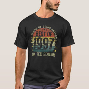 T-shirt Meilleur De 1997 25 Ans 25E Anniversaire