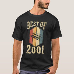 T-shirt Meilleur de 2001 21 ans cassette 21e anniversaire