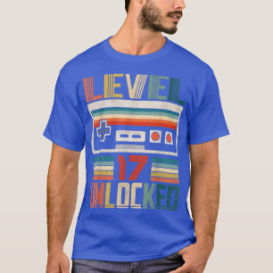 T-shirt Meilleur De 2005 Déverrouillé Niveau 17 Cadeau Ann