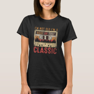 T-shirt Meilleur De 2007 16e Anniversaire Cassette Bande 1