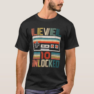 T-shirt Meilleur De 2012 Déverrouillé Niveau 10 Cadeau Ann