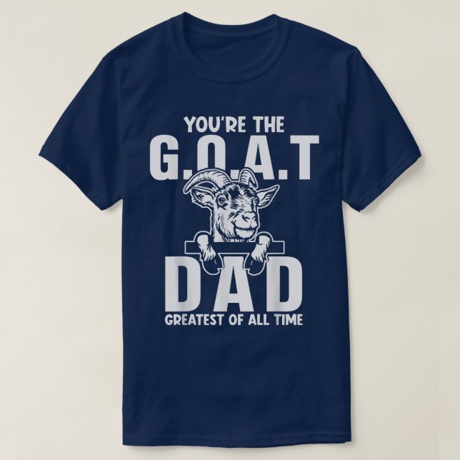 T-shirt Meilleur de tous les temps chèvre meilleur papa ch (Design devant)