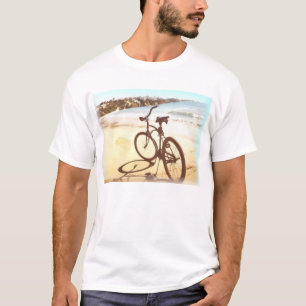 T-shirt Meilleur de vélo échoué par blanc de pièce en