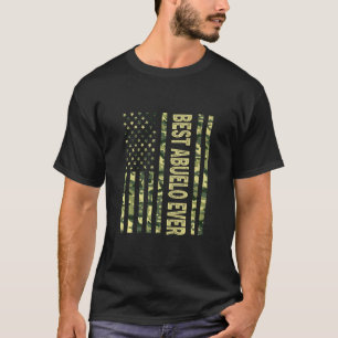 T-shirt Meilleur des hommes Abuelo jamais nous drapeau amé