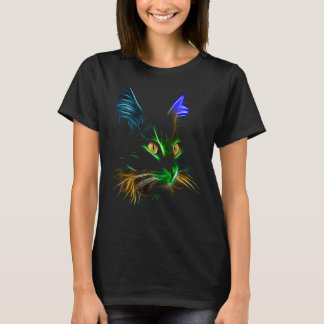 T-shirt Meilleur design de chat coloré, pour les amoureux