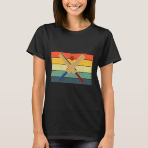 T-shirt Meilleur design de cricket pour hommes femmes spor